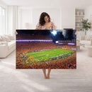 Clemson Football Stadium Wall Art Canvas Print, College