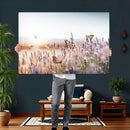 Lavender Field Wall Art Canvas Print, Butterfly Floral by MyGreatCanvas | Canvas Wall Art Prints | Photo Prints & Wall Decor