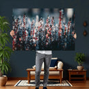 Winter Heather Wall Art Canvas Print, Frosted Floral Nature by MyGreatCanvas | Canvas Wall Art Prints | Photo Prints & Wall Decor