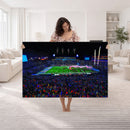Ole Miss Rebels Vaught Hemingway Stadium Wall Art Canvas