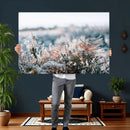 Frosted Fern Wall Art Canvas Print, Soft Winter Botanical by MyGreatCanvas | Canvas Wall Art Prints | Photo Prints & Wall Decor