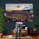 Donald W. Reynolds Razorback Stadium Wall Art Canvas Print – by MyGreatCanvas | Canvas Wall Art Prints | Photo Prints & Wall Decor