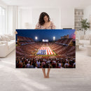 Oklahoma Memorial Stadium Wall Art Canvas Print – Oklahoma