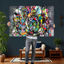 Abstract Graffiti Collage Street Art Wall Art Canvas Print by MyGreatCanvas | Canvas Wall Art Prints | Photo Prints & Wall Decor
