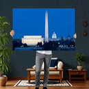 Washington DC Skyline Wall Art Canvas Print – Lincoln by MyGreatCanvas | Canvas Wall Art Prints | Photo Prints & Wall Decor
