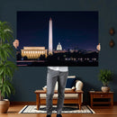 Washington White House Skyline Wall Art Canvas Print – by MyGreatCanvas | Canvas Wall Art Prints | Photo Prints & Wall Decor