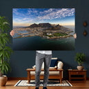 Cape Town Wall Art Canvas Print – Table Mountain Coastal by MyGreatCanvas | Canvas Wall Art Prints | Photo Prints & Wall Decor