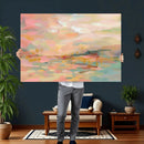 Abstract Pastel Landscape Wall Art Canvas Print – Soft Pink by MyGreatCanvas | Canvas Wall Art Prints | Photo Prints & Wall Decor