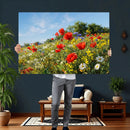 Wildflower Meadow Wall Art Canvas Print – Colorful Poppy and by MyGreatCanvas | Canvas Wall Art Prints | Photo Prints & Wall Decor