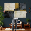 Abstract Gold and Black Wall Art Canvas Print – Modern by MyGreatCanvas | Canvas Wall Art Prints | Photo Prints & Wall Decor