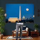 Washington DC Skyline Wall Art Canvas Print – Lincoln by MyGreatCanvas | Canvas Wall Art Prints | Photo Prints & Wall Decor