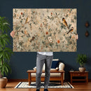 Vintage Birds and Flowers Wall Art Canvas Print, Botanical by MyGreatCanvas | Canvas Wall Art Prints | Photo Prints & Wall Decor