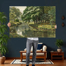 Forest Stream Canvas Wall Art, Peder Monsted A Forest Stream by MyGreatCanvas | Canvas Wall Art Prints | Photo Prints & Wall Decor
