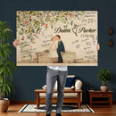 Wedding Guest Book Alternative Wall Art Canvas Print, Personalized Wedding Signature Poster, Custom Couple Photo Guestbook Canvas by MyGreatCanvas | Canvas Wall Art Prints | Photo Prints & Wall Decor