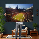 Chicago Bears Soldier Field Canvas Wall Art, NFL Stadium Panorama Print, Football Arena Photography for Sports Fans by MyGreatCanvas | Canvas Wall Art Prints | Photo Prints & Wall Decor