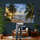 Mar Chiquita Beach Puerto Rico Canvas Wall Art, Manati Caribbean Coastal Photography Print, Tropical Ocean Sunset Decor by MyGreatCanvas | Canvas Wall Art Prints | Photo Prints & Wall Decor