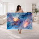 Colorful Abstract Canvas Wall Art Print, Vibrant Popup Color Art Print