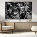 Old Pair of Mens Skates Wall Art Canvas, Men Skates Wall Art by MyGreatCanvas | Canvas Wall Art Prints | Photo Prints & Wall Decor