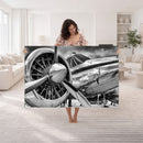 Vintage Antique Airplane Wall Art Canvas Print