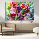 Oil Flower Abstract Canvas Print by MyGreatCanvas | Canvas Wall Art Prints | Photo Prints & Wall Decor