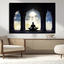 Women and Yoga Wall Art Canvas Print