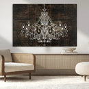 Rustic Chandelier Canvas Print by MyGreatCanvas | Canvas Wall Art Prints | Photo Prints & Wall Decor
