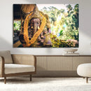 Hinduism Statue Wall Art Canvas Print