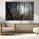 Dark Family and Tree Wall Art Canvas Print by MyGreatCanvas | Canvas Wall Art Prints | Photo Prints & Wall Decor