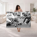 American Football Player Wall Art Canvas Print
