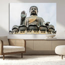 Buddha Statue Wall Art Canvas Print