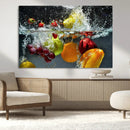 Kithen Vegetables World Wall Art Canvas Print