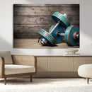 Dambell and Sport Wall Art Canvas Print by MyGreatCanvas | Canvas Wall Art Prints | Photo Prints & Wall Decor