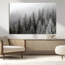 Big Foggy Forest and Misty Trees Forest Wall Art Canvas by MyGreatCanvas | Canvas Wall Art Prints | Photo Prints & Wall Decor
