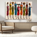 Abstract African Women Wall Art Canvas Print by MyGreatCanvas | Canvas Wall Art Prints | Photo Prints & Wall Decor