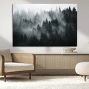 Foggy Forest Wall Art Canvas Print | 3 Panel Large Misty by MyGreatCanvas | Canvas Wall Art Prints | Photo Prints & Wall Decor