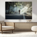 Cycling Road Bike in the Morning, Cycling Road Bike Canvas by MyGreatCanvas | Canvas Wall Art Prints | Photo Prints & Wall Decor