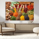 Herbs and Spices Art Canvas Print for Kitchen Kitchen,