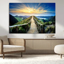 Mountain and Sunset Wall Art Canvas Print by MyGreatCanvas | Canvas Wall Art Prints | Photo Prints & Wall Decor