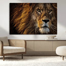 Mighty Lion Wall Art Canvas Print – Majestic Animal Portrait