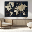 World Map Canvas Print – Detailed Map of the World Wall Art by MyGreatCanvas | Canvas Wall Art Prints | Photo Prints & Wall Decor