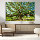 Majestic Oak Tree Wall Art – Serene Nature Canvas Print with