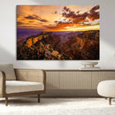 Mesmerizing Sunset from Grand Canyon Nal Park Wall Art, by MyGreatCanvas | Canvas Wall Art Prints | Photo Prints & Wall Decor