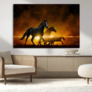 Horse Wall Art Canvas Print, Multi Panel Animal Canvas Print