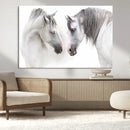 White Horse Wall Art Animal Canvas Print by MyGreatCanvas | Canvas Wall Art Prints | Photo Prints & Wall Decor