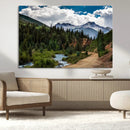 San Juan Nal Forest Wall Art Landscape Canvas Print