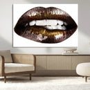 Close Up Lips Wall Art Canvas Print by MyGreatCanvas | Canvas Wall Art Prints | Photo Prints & Wall Decor