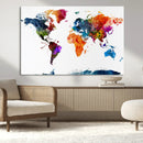 World Map Canvas Print – Detailed Map of the World Wall Art by MyGreatCanvas | Canvas Wall Art Prints | Photo Prints & Wall Decor
