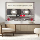 Music Cassette Iconic Wall Art Canvas Print by MyGreatCanvas | Canvas Wall Art Prints | Photo Prints & Wall Decor