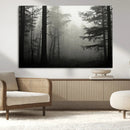Misty Forest Wall Art Premium Canvas Print a Foggy and by MyGreatCanvas | Canvas Wall Art Prints | Photo Prints & Wall Decor