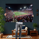 Washington-Grizzly Stadium Canvas Print, American Football